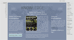Desktop Screenshot of gcsknowledgebase.org